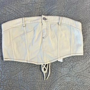 Garage corset style top. NWT.